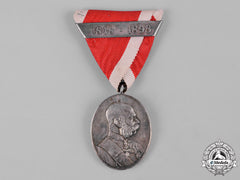 Austria, Imperial. A Commemorative Court Officials Medal, Silver Medal For Military Personnel, C.1898