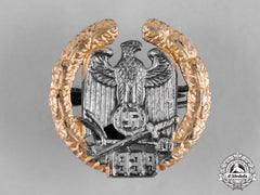 Germany, Third Reich. A Rare Miniature Gau Warthe Badge