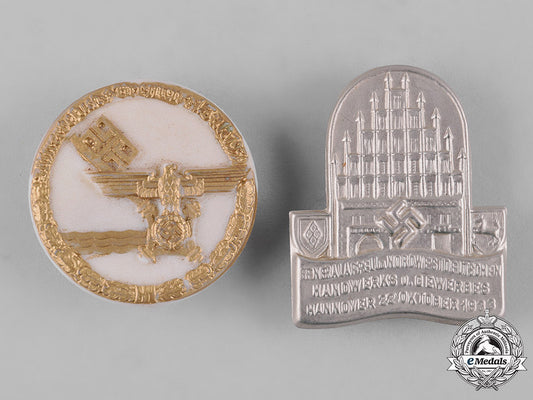 germany,_third_reich._a_pair_of_third_reich_period_badges_c19-2994