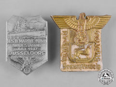 Germany, Third Reich. A Pair Of Third Reich Period Commemorative Badges