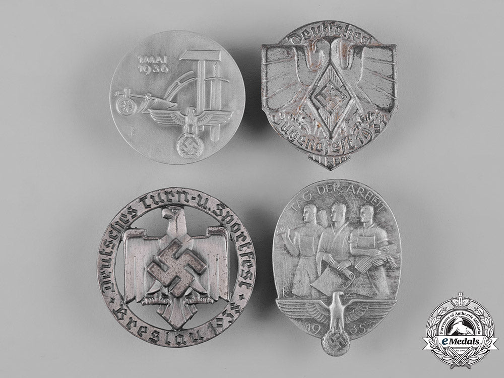 germany,_third_reich._a_lot_of_third_reich_period_event_badges_c19-3026