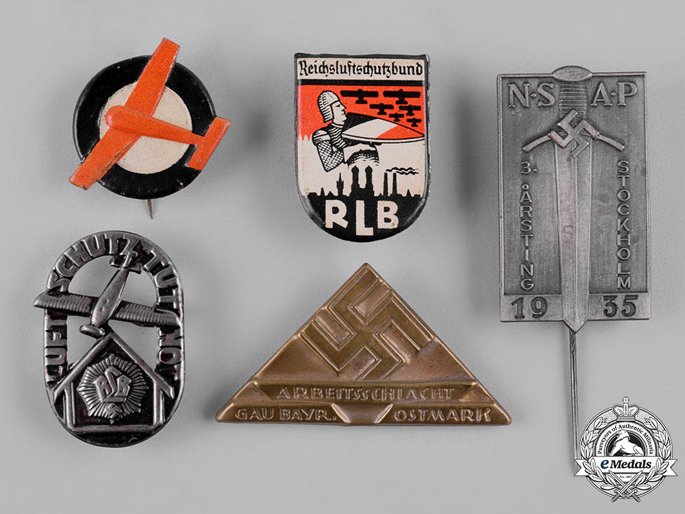 germany,_third_reich._a_lot_of_third_reich_era_event_badges_c19-3071