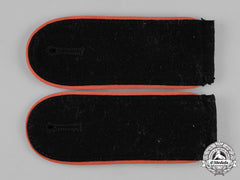 Germany, Ss. A Set Of Waffen-Ss Mann Panzer Shoulder Straps
