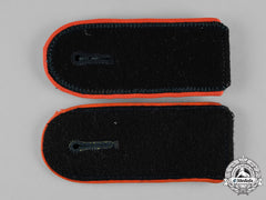 German, Ss. A Pair Of Waffen-Ss Artillery Em Shoulder Straps
