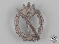 Germany, Wehrmacht. A Infantry Assault Badge In Silver, By Deschler & Sohn