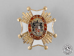 Spain, Franco Period. A Miniature Order Of Public Health, Grand Cross Star C.1950