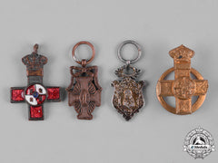 Spain, Kingdom. A Lot Of Four Miniatures Decorations