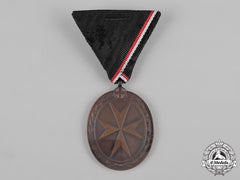Austria, Imperial. An Order Of The Knights Of Malta, Bronze Merit Medal With War Ribbon