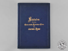 Austria, Imperial. Statutes Of The Order Of The Iron Crown, C. 1884