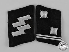 Germany, Waffen-Ss. A Pair Of Hauptscharführer Rank Collar Tabs