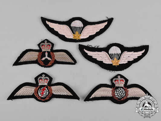 canada._a_lot_of_five_royal_canadian_air_force_badges_c19-4146