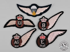 Canada. A Lot Of Five Royal Canadian Air Force Badges