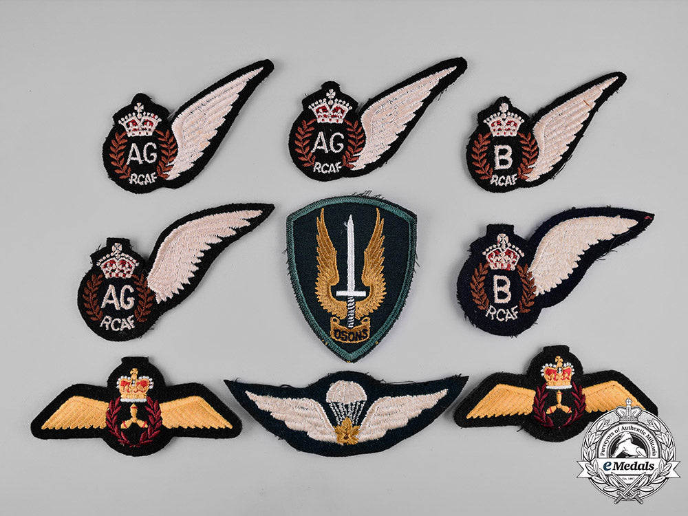 canada._a_lot_of_nine_armed_forces_badges_c19-4152