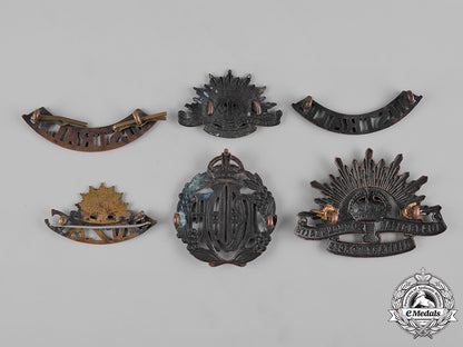 australia._lot_of_six_badges_c19-4157