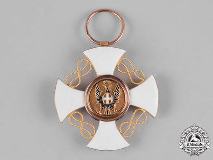 italy,_kingdom._an_order_of_the_crown_of_italy_in_gold,_v_class_knight_with_case_c19-4288