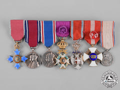 United Kingdom. An Order Of The British Empire & Serbian White Eagle Miniature Group