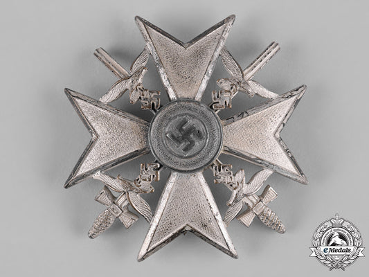 germany,_wehrmacht._a_spanish_cross_in_silver_with_swords_by_berg&_nolte_c19-4306_1_1