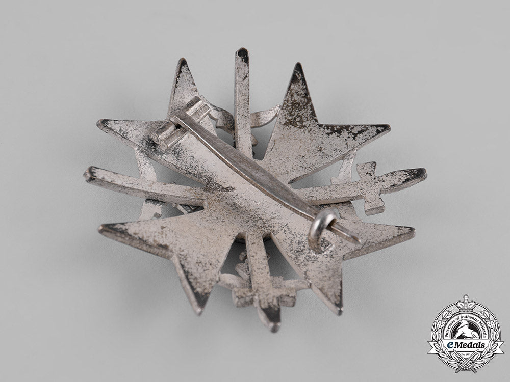germany,_wehrmacht._a_spanish_cross_in_silver_with_swords_by_berg&_nolte_c19-4309_1_1