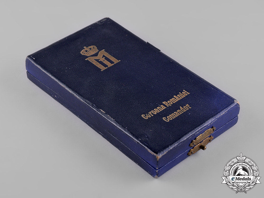 romania,_kingdom._an_order_of_the_crown,_commander’s_case_c19-4342