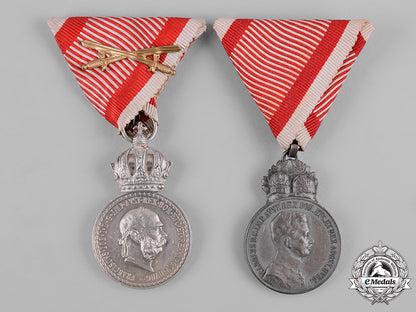 austria,_imperial._a_pair_of_imperial_austrian_medals_c19-4525