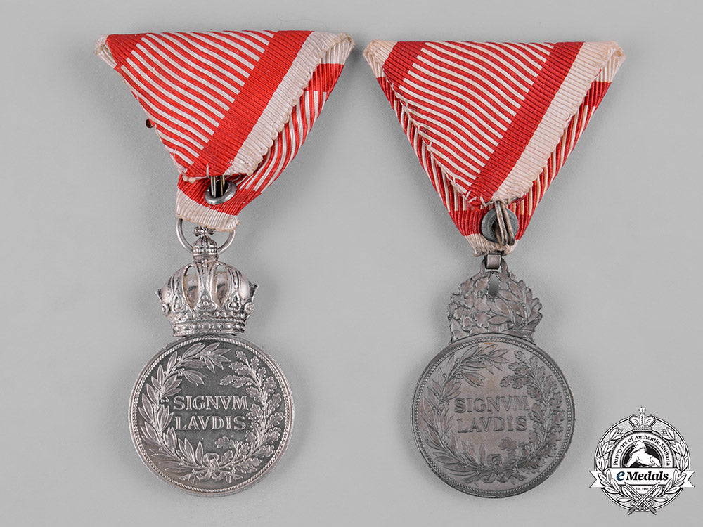 austria,_imperial._a_pair_of_imperial_austrian_medals_c19-4526
