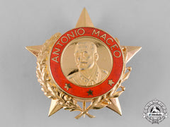 Cuba, Socialist Republic. An Order Of Antonio Maceo, I Class C.1980