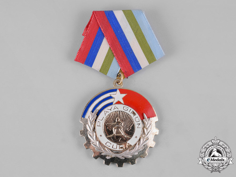 cuba,_socialist_republic._an_order_of_playa_girón,_single_class,_c.1980_c19-4582