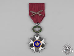 Belgium, Kingdom. An Order Of The Crown, V Class Knight With Crossed Swords