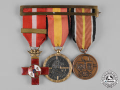 Spain, Spanish State. A Civil War And Second War Period Spanish Medal Bar