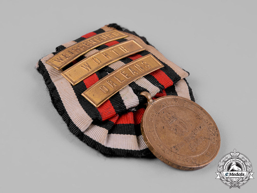 prussia,_kingdom._a_war_commemorative_medal_of1870/71_with_campaign_clasps_c19-4782