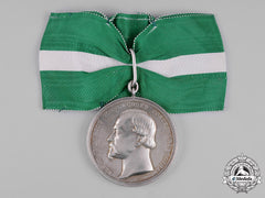 Saxe-Coburg And Gotha, Kingdom. A Duke Ernst Medal, Silver Grade, By L. Christian Lauer