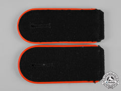 Germany, Waffen-Ss. A Set Of Mann Artillery Personnel Shoulder Straps