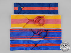 Europe. Four Commander Neck Ribbons