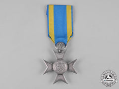 Prussia, Kingdom. A Merit Cross In Silver With 70Th Anniversary Clasp