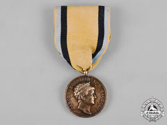 Saxony, Kingdom. A Carola Medal In Silver