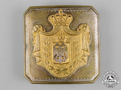 Yugoslavia, Kingdom. Army Officer's Belt Buckle C. 1935