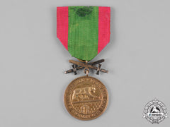 Anhalt, Duchy. A House Order Of Albert The Bear, Golden Merit Medal With Swords
