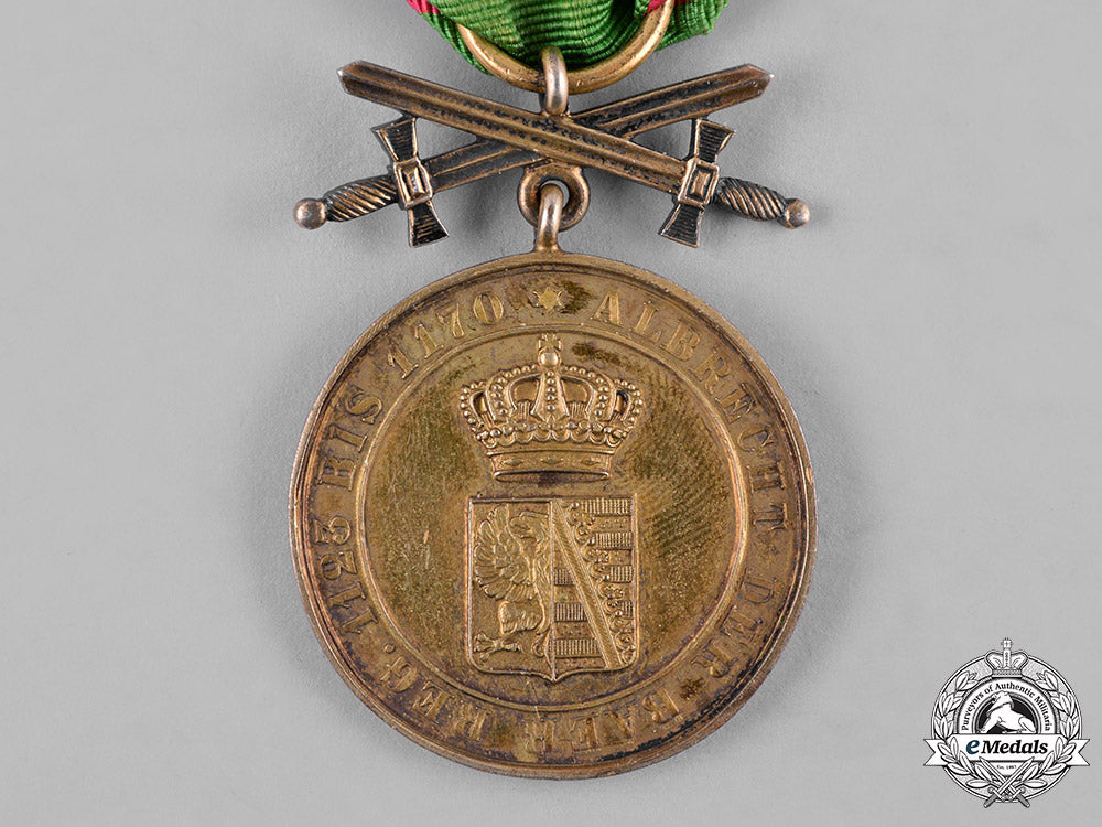 anhalt,_duchy._a_house_order_of_albert_the_bear,_golden_merit_medal_with_swords_c19-5225_1