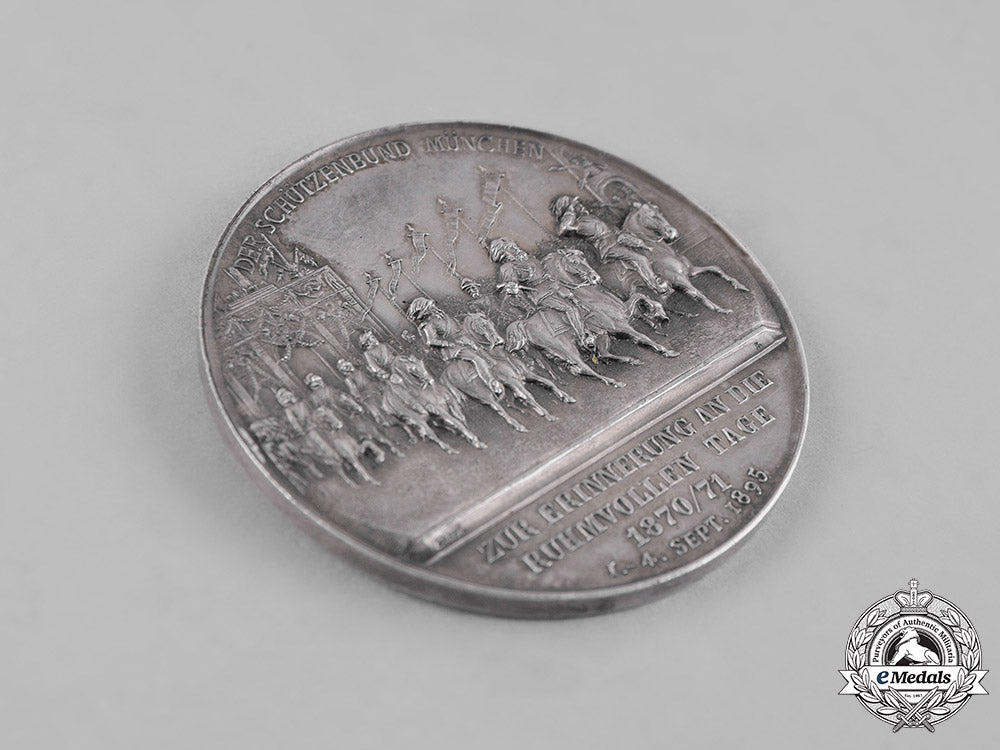 bavaria,_kingdom._an1895_franco-_prussian_war_commemorative_medallion_by_l._christian_lauer_c19-5252