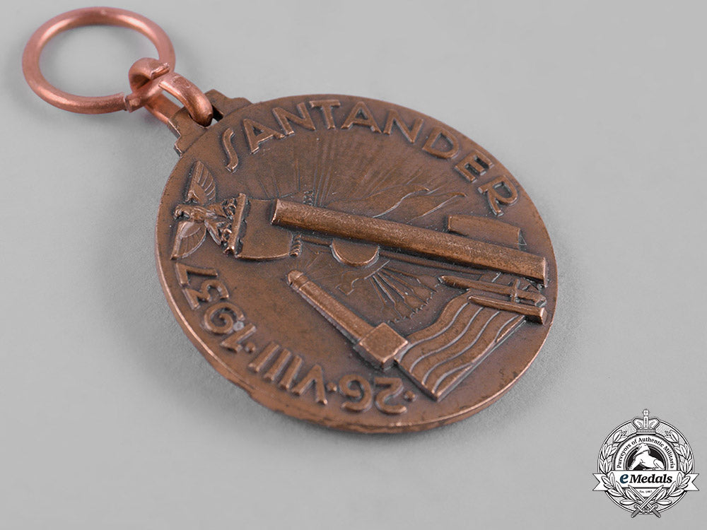 italy,_kingdom._a_spanish_civil_war_medal_for_italian_volunteer_corps_of_santander_battle1937,_by_affer,_copper_medal_c19-5489