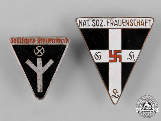 germany,_third_reich._a_pair_of_national_socialist_women’s_league_membership_badges_c19-549