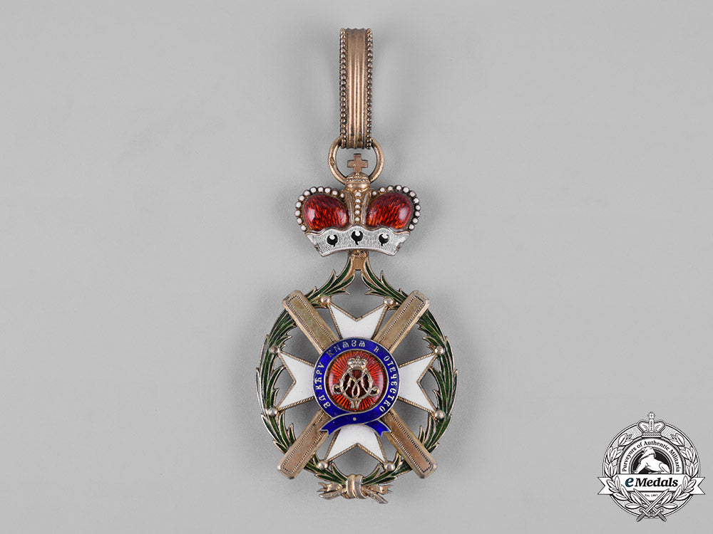 serbia,_kingdom._an_order_of_the_cross_of_takovo,_iii_class_commander,_by_anton_fürst,_c.1880_c19-5523