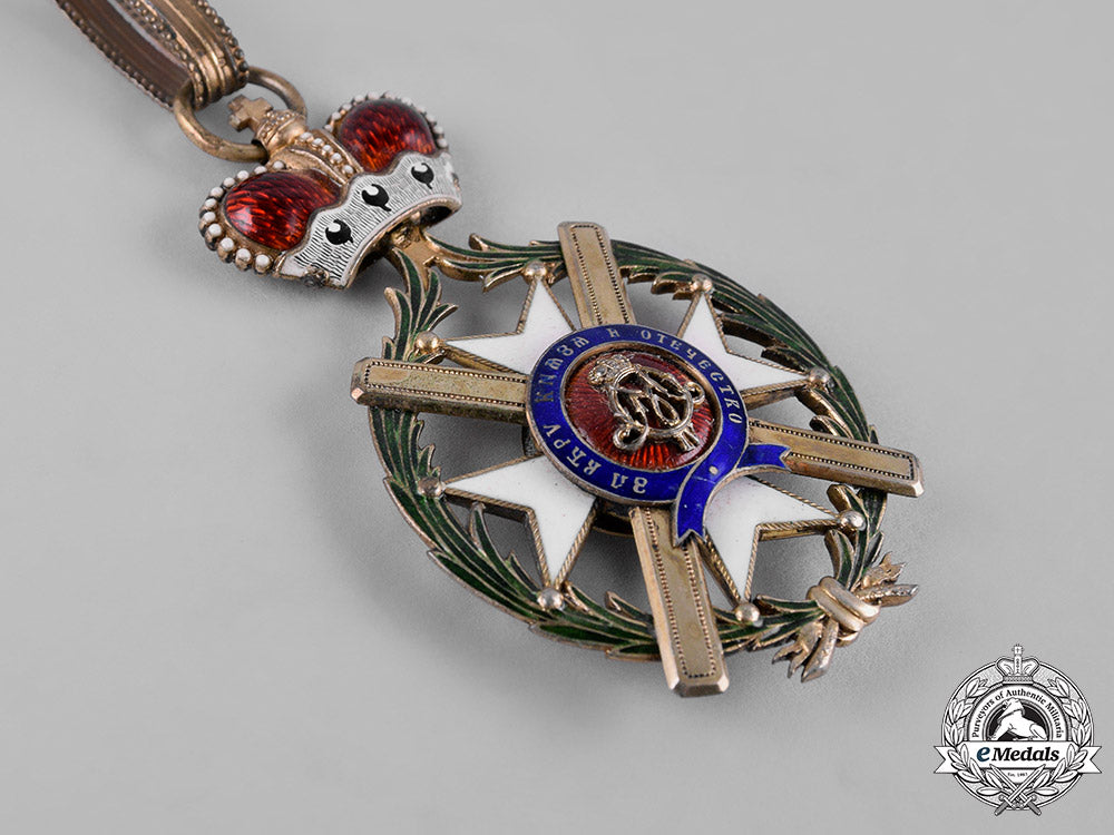 serbia,_kingdom._an_order_of_the_cross_of_takovo,_iii_class_commander,_by_anton_fürst,_c.1880_c19-5525