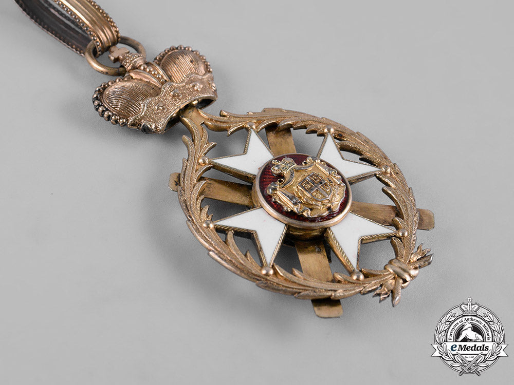 serbia,_kingdom._an_order_of_the_cross_of_takovo,_iii_class_commander,_by_anton_fürst,_c.1880_c19-5526