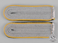 Germany, Ss. A Set Of Waffen-Ss Signals Untersturmführer Shoulder Boards