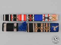 Germany. A Lot Of First And Second War Period Medal Ribbon Bars