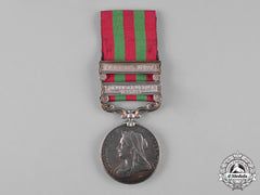 United Kingdom. India Medal 1895-1902, To Private N. Jacob, 2Nd Battalion, Royal Irish Regiment