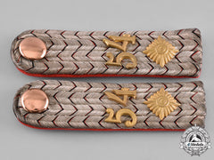 Germany, Imperial. A Set Of Württemberg 54Th Infantry Brigade Leutnant Shoulder Boards