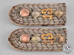 Germany, Imperial. A Set Of Württemberg 13Th Foot Artillery Regiment Oberleutnant Shoulder Boards