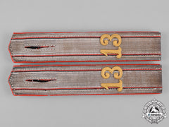 Germany, Imperial. A Set Of 13Th Field Artillery Regiment “König Karl” Leutnant Shoulder Boards